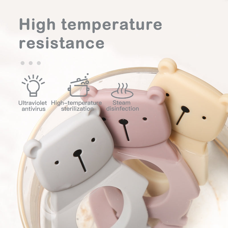 Cute Animal Shaped 3D Silicone Baby Teething Gloves 8