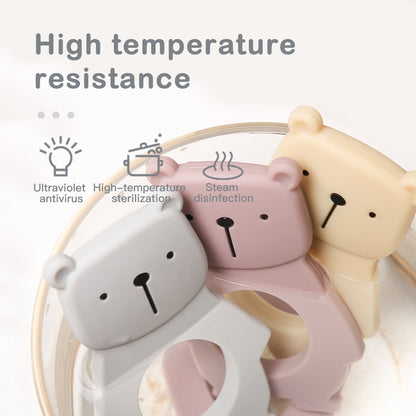 Cute Animal Shaped 3D Silicone Baby Teething Gloves 8