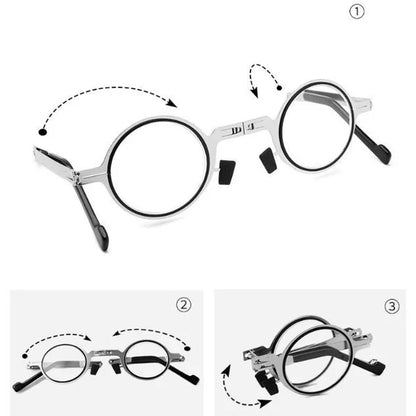 Screwless Titanium Ultra Light Folding Glasses 8