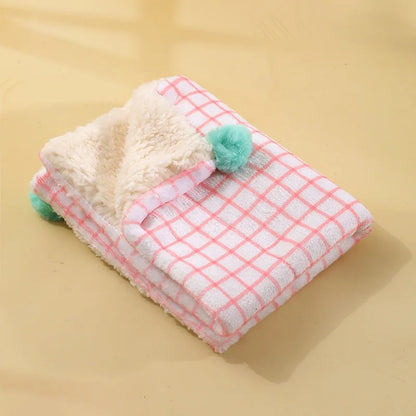 Cozy Checkered Pet Blanket 8