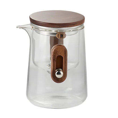 Elegant Travel Tea Set with Glass Teapot & Cups 7