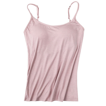 Tank Top Camisole With Built-in Bra 8