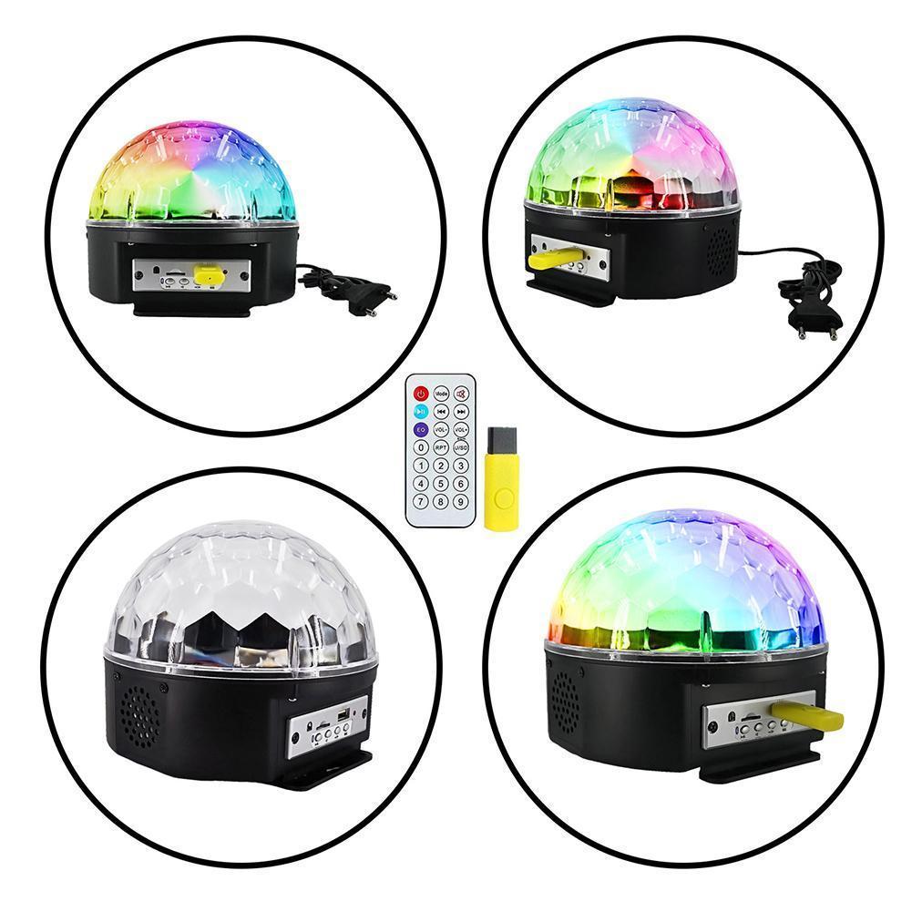 LED DISCO CRYSTAL BALL WITH FREE USB 8
