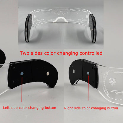 Cyberpunk Luminous LED Glowing Party Glasses 8