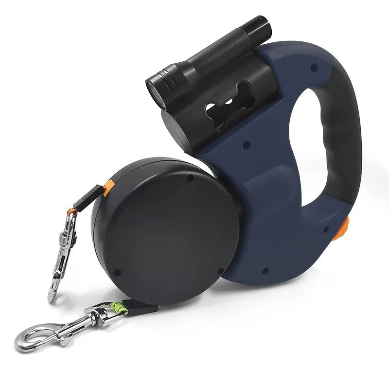 ? LED Dual-Control Retractable Dog Leash ￼ 8
