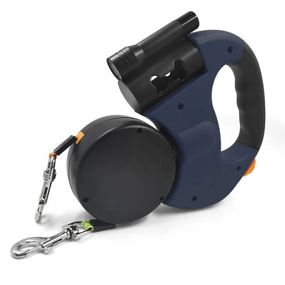 ? LED Dual-Control Retractable Dog Leash ￼ 8