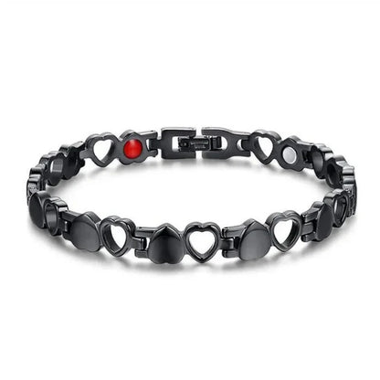 Cordate Ion Lymphatic Therapeutic Titanium Bracelet 8