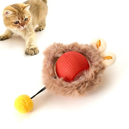 Furry Hide-N-Roll Interactive Cat Toy 8