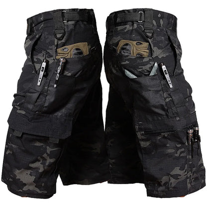 Tactical Outdoor Cargo Shorts – Multi-Pocket Military Style 8