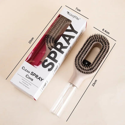 HydraMist U-Shape Spray Hair Brush 8