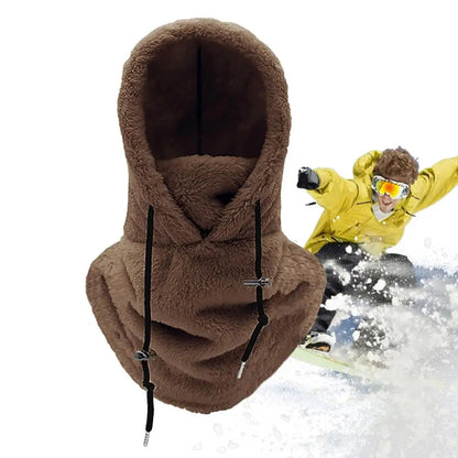 Winter Outdoor Sherp Hooded Sports Windproof Mask 8