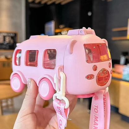 Portable Water Cup in Bus Shape with Strap 8
