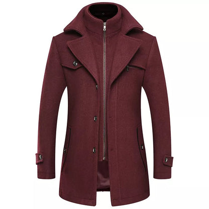 Men's Double Collar Coat 8