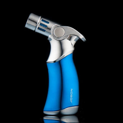 Windproof straight torch blue flame lighter 8
