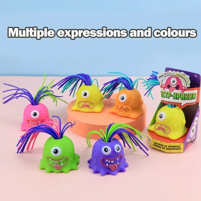Funny Hair-Pulling Screaming Monster Toy 9