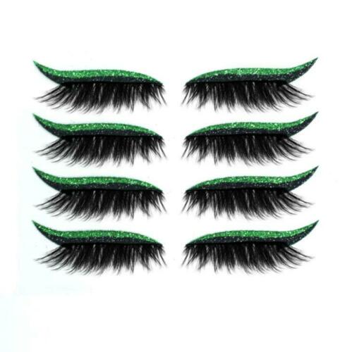 Reusable Eyeliner and Eyelash Stickers with Glitter 9