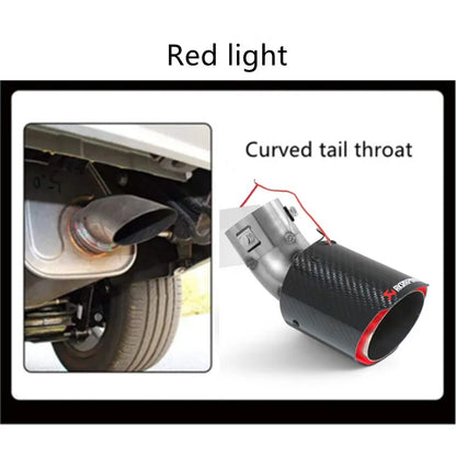 Car Carbon Fiber Flashing Tail Throat 9