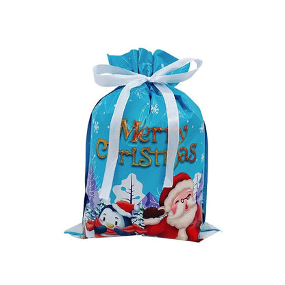 Drawstring Christmas Gift Bags-15PCS 9