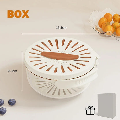 3 in 1 Kitchen Colanders Bowl 9