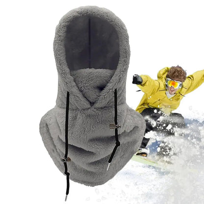 Winter Outdoor Sherp Hooded Sports Windproof Mask 9