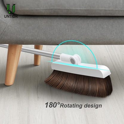 Stainless Steel Built-In Comb Rotating Broom 9