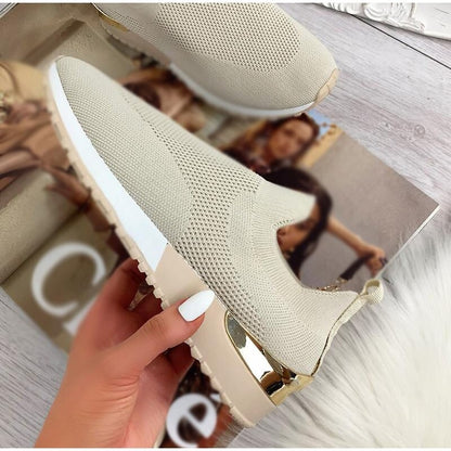Elegant Elastic Slip-on Flat Shoes 9
