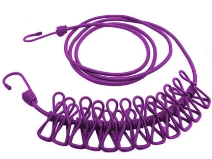 Portable Clothesline for Camping/Backyard/RV 9