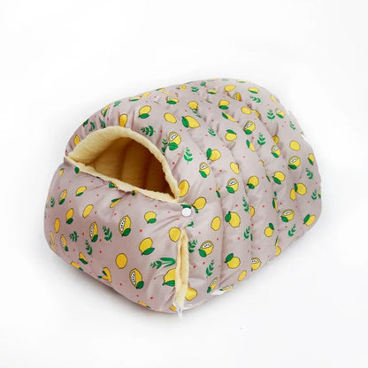 SnuggleNest Plush Pet Cave Bed 9