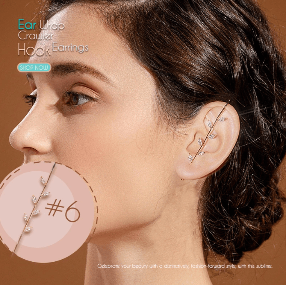 Ear Wrap Crawler Hook Earrings 9