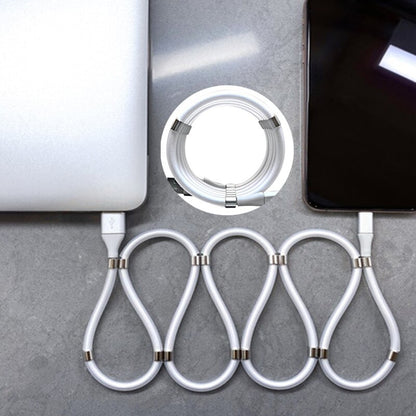 New High Quality Magnetic Self Winding Charging Cable 9