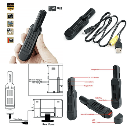 Mini Full HD Camera and Voice Recorder 9