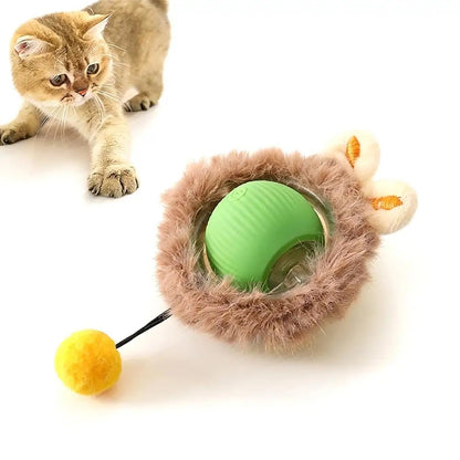 Furry Hide-N-Roll Interactive Cat Toy 9