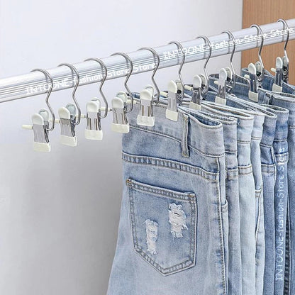 Closet Space Saving Clothes Hanging Clips (10 pcs) 9