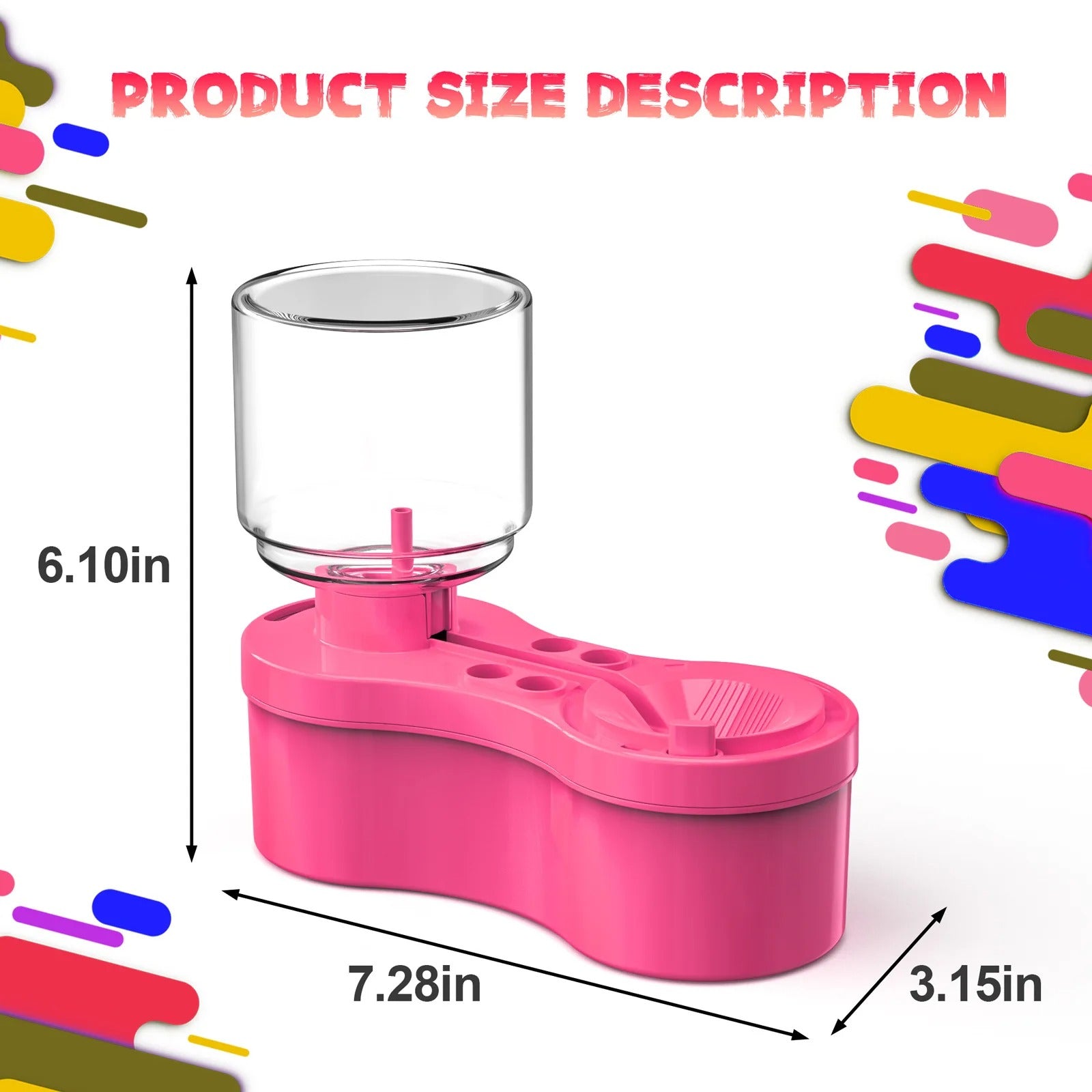 Universal Crafts Paint Brush Cleaner Rinse Cup 9