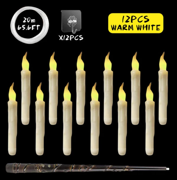 Magic Flameless Floating Candles (12 PCS) 9