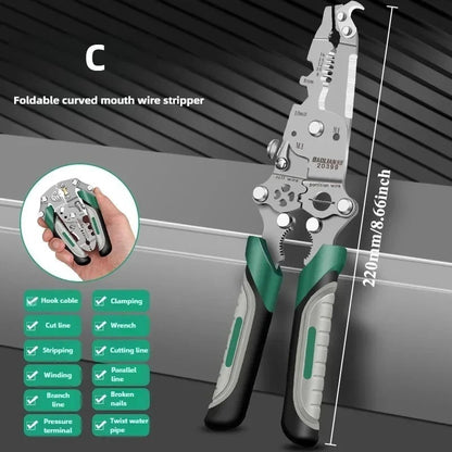 Multifunctional Folding Wire Stripper 8