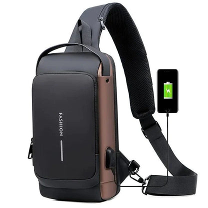 Multifunction Anti-theft USB Shoulder Bag 9