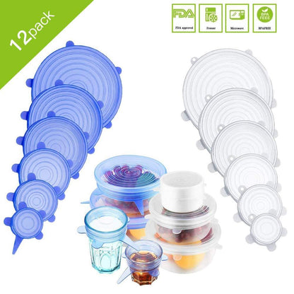 ULTIMATE FOOD PRESERVATION INSTANT LIDS – SET OF 12 1