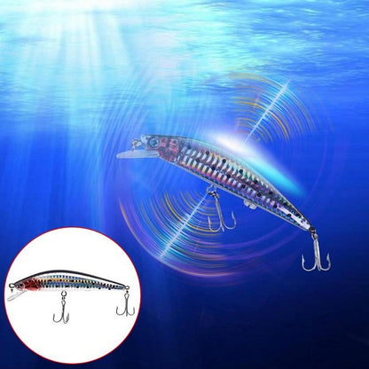 USB Rechargeable LED Twitching Fish Lure 1