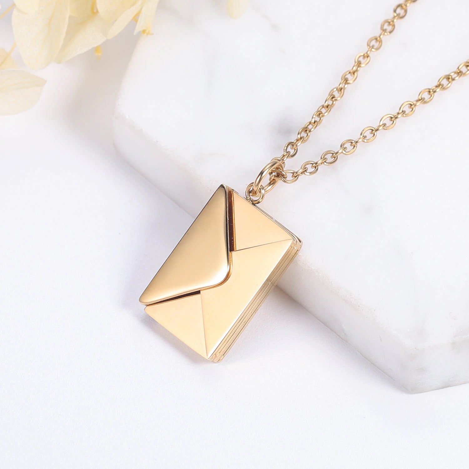 Love Letter Envelope Pendant Necklace 1