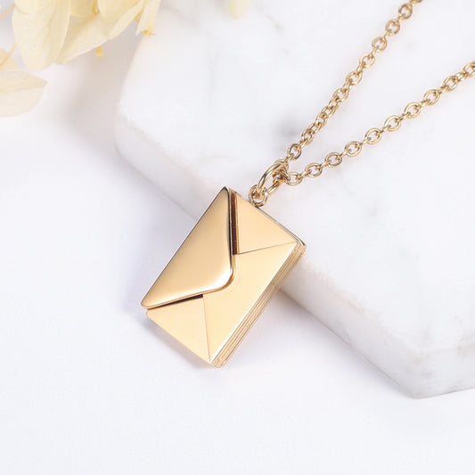 Love Letter Envelope Pendant Necklace 1