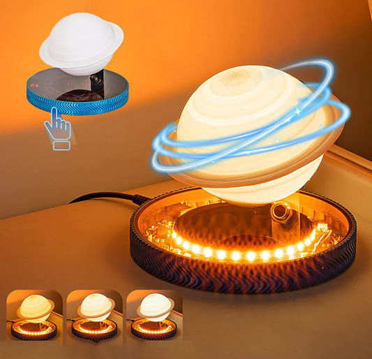 Levitating Saturn LED Lamp 1