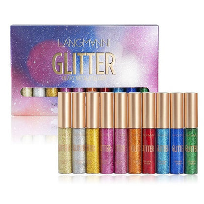 10 Color Glitter Liquid Eyeliner 1