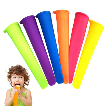 Colorful Silicone Ice Pop Mold Set 2PCS 1