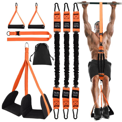Pull-Up Assistance Bands Set – Resistance Straps for Chin-Ups, Hanging Training & Full-Body Stretching 1