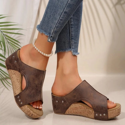 Stud Wedges Women's Sandals 1
