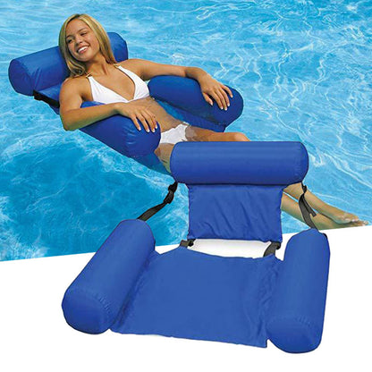 Swimming Pool Foldable Inflatable Floating Bed Chair 1