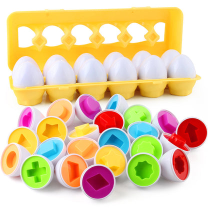 Baby Learning Color & Shapes Matching Egg Toy 1