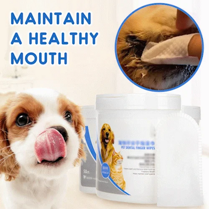 Pet Dental Cleaning finger Wipes 1