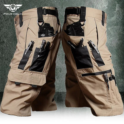 Tactical Outdoor Cargo Shorts – Multi-Pocket Military Style 1